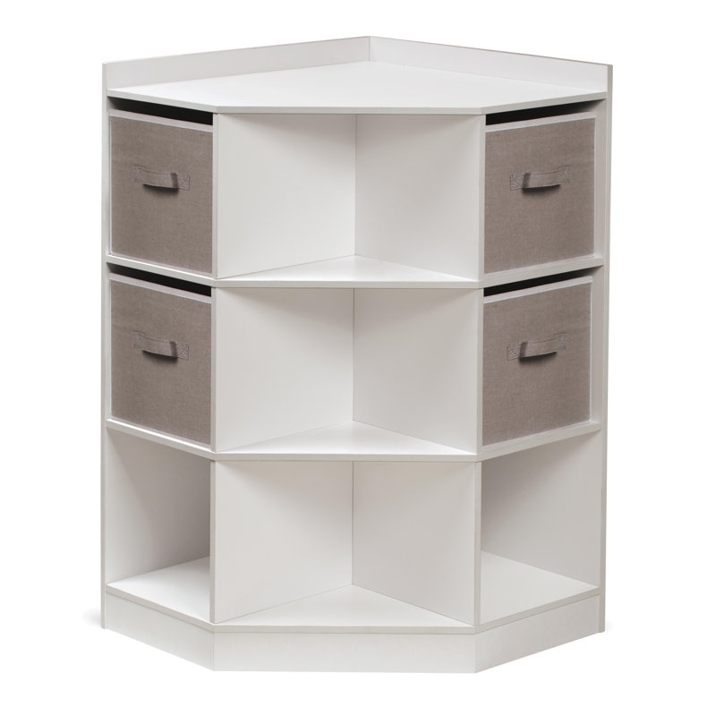 Isabelle & Max™ Corner Cubby Storage Unit With Four Reversible Baskets